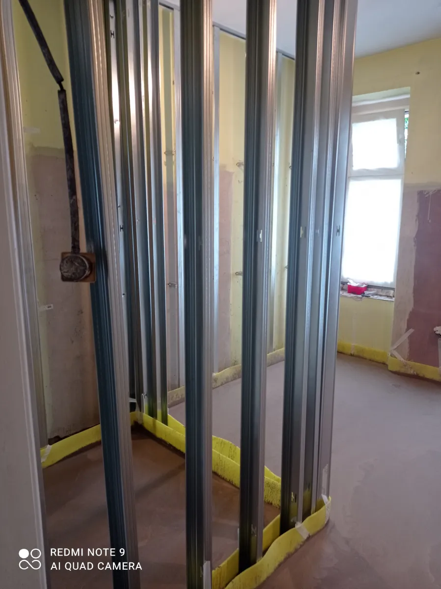 Zabudowy G-K i instalacje podtynkowe – etap przygotowawczy