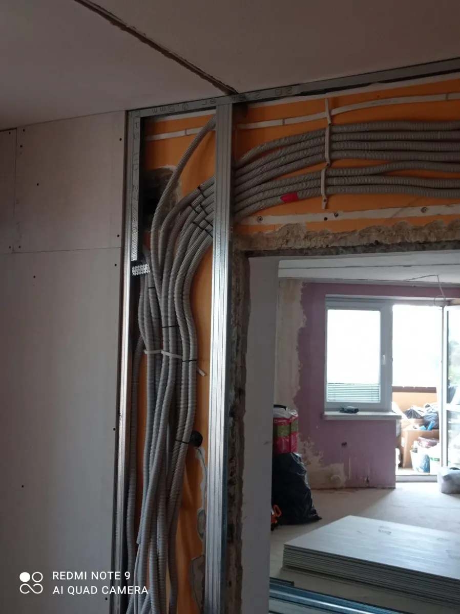 Zabudowy G-K i instalacje podtynkowe – etap przygotowawczy