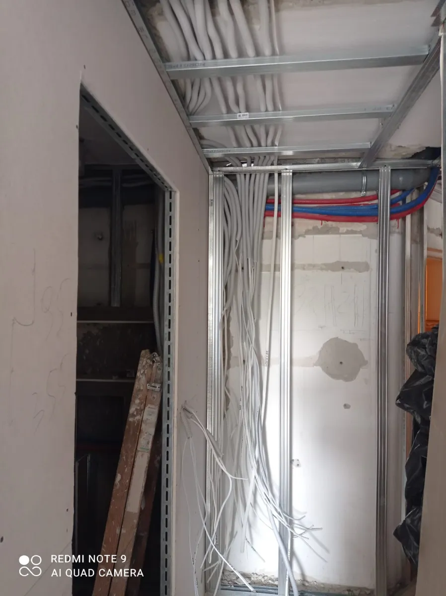 Zabudowy G-K i instalacje podtynkowe – etap przygotowawczy