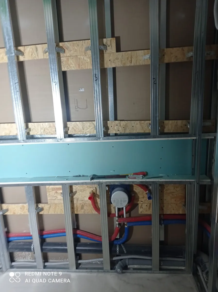 Zabudowy G-K i instalacje podtynkowe – etap przygotowawczy