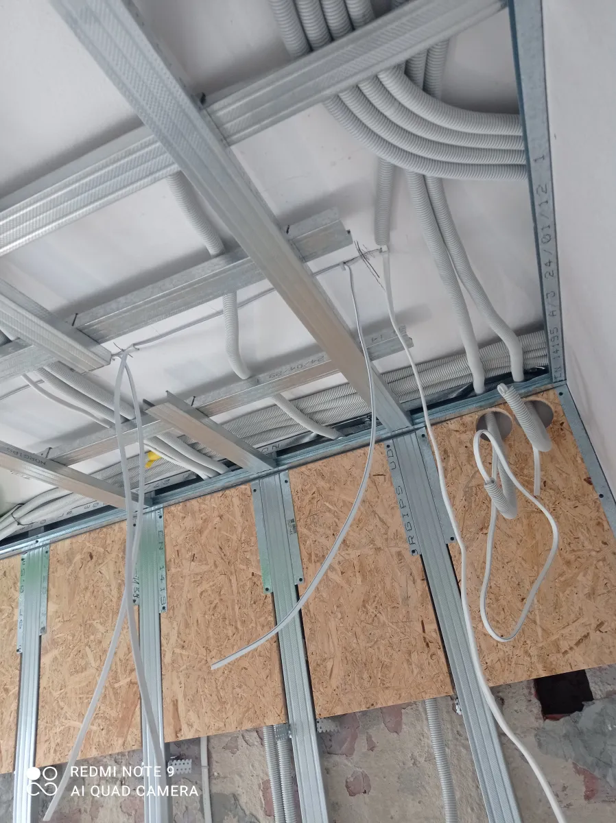 Zabudowy G-K i instalacje podtynkowe – etap przygotowawczy